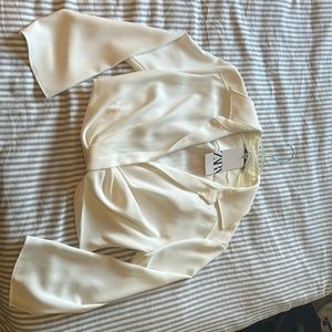 beautiful Zara cropped blouse